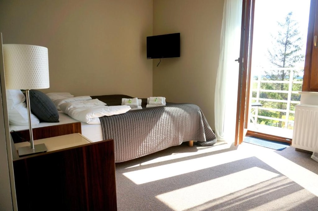 Sunny double room with balcony